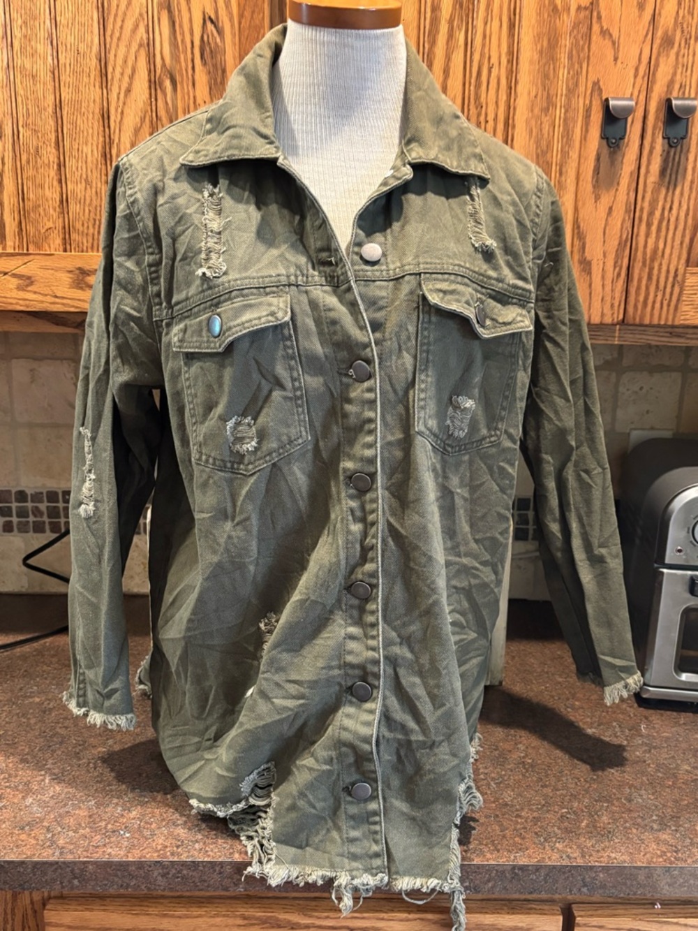 Highway Jeans Olive Green Utility Jacket